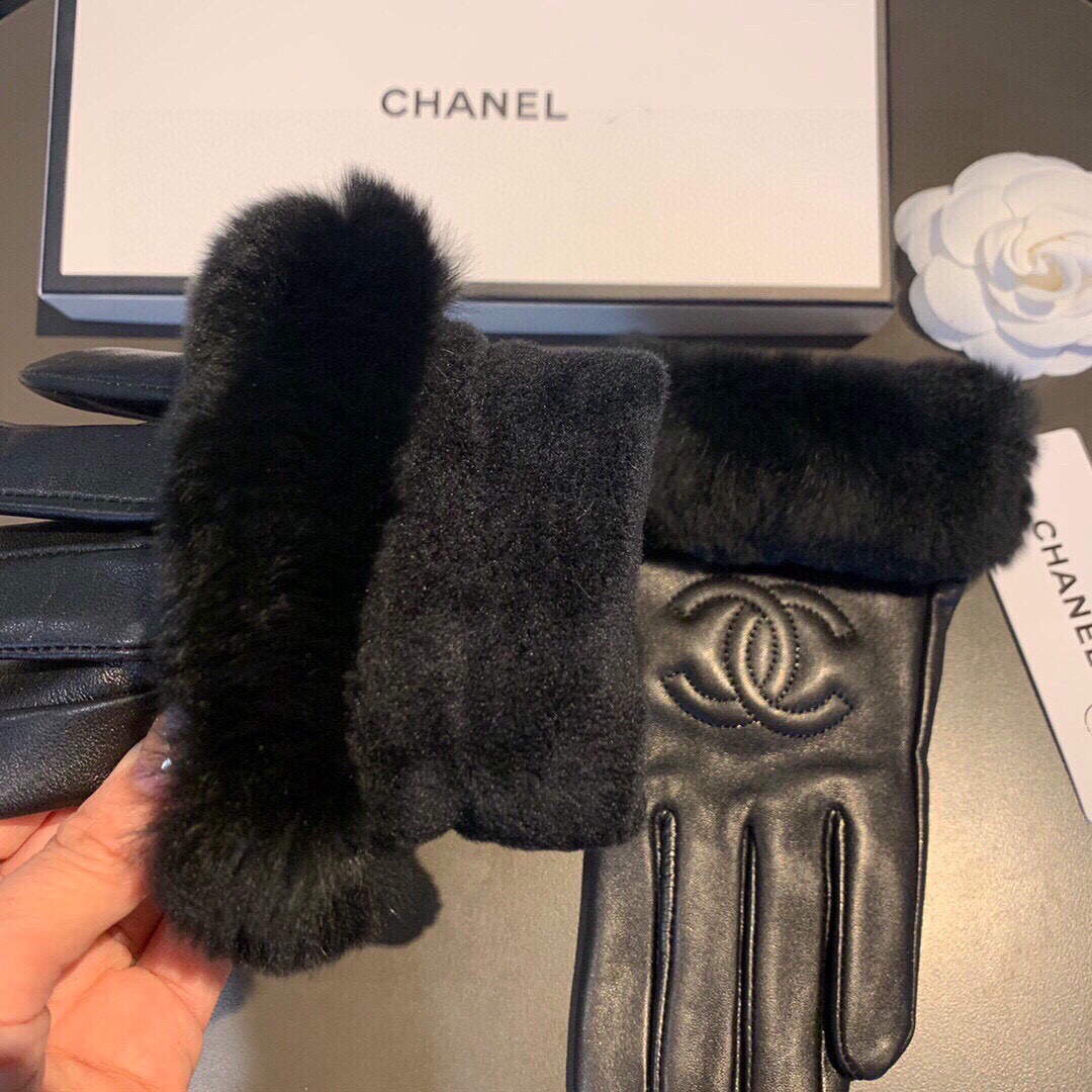 Chanel Women's Gloves Designer Leather Gloves AA8315 | chanel womens gloves designer leather gloves 018