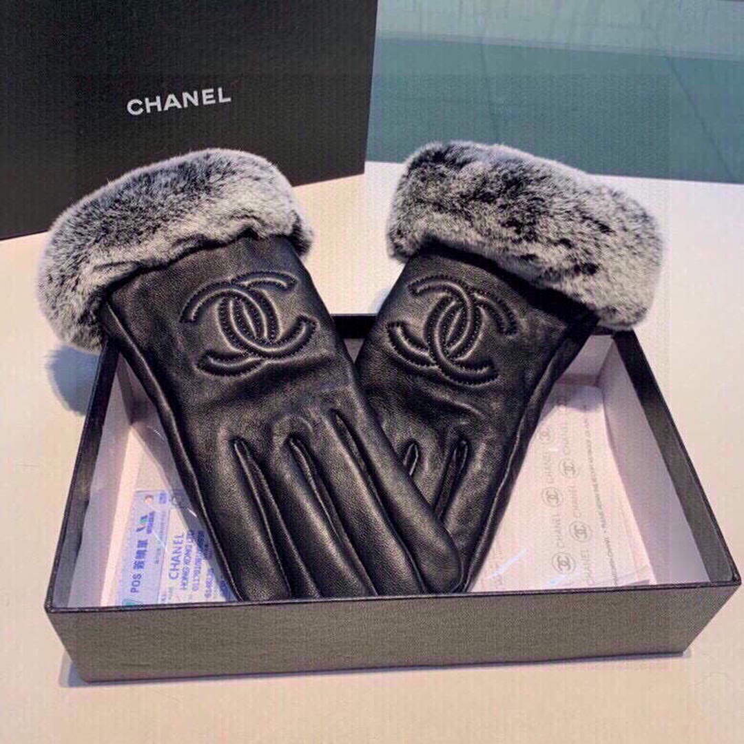 Chanel Women's Gloves Designer Leather Gloves AA8316 | chanel womens gloves designer leather gloves 027