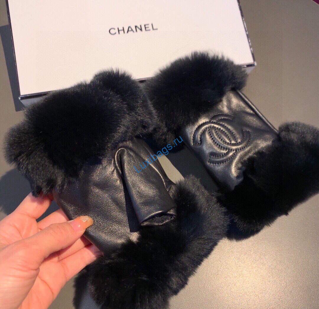 Chanel Women's Gloves Designer Leather Gloves AA8317 | chanel womens gloves designer leather gloves 037