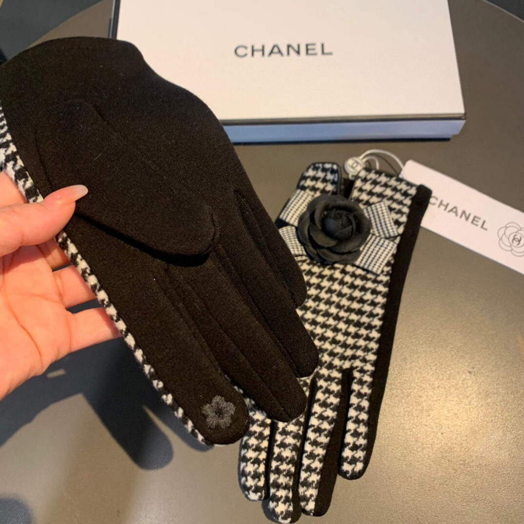 Chanel Women's Gloves Designer Wool Gloves AA8319 | chanel womens gloves designer leather gloves 053