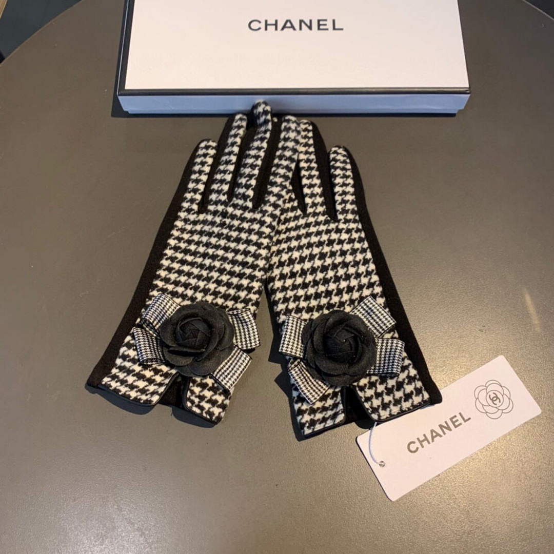 Chanel Women's Gloves Designer Wool Gloves AA8319 | chanel womens gloves designer leather gloves 057