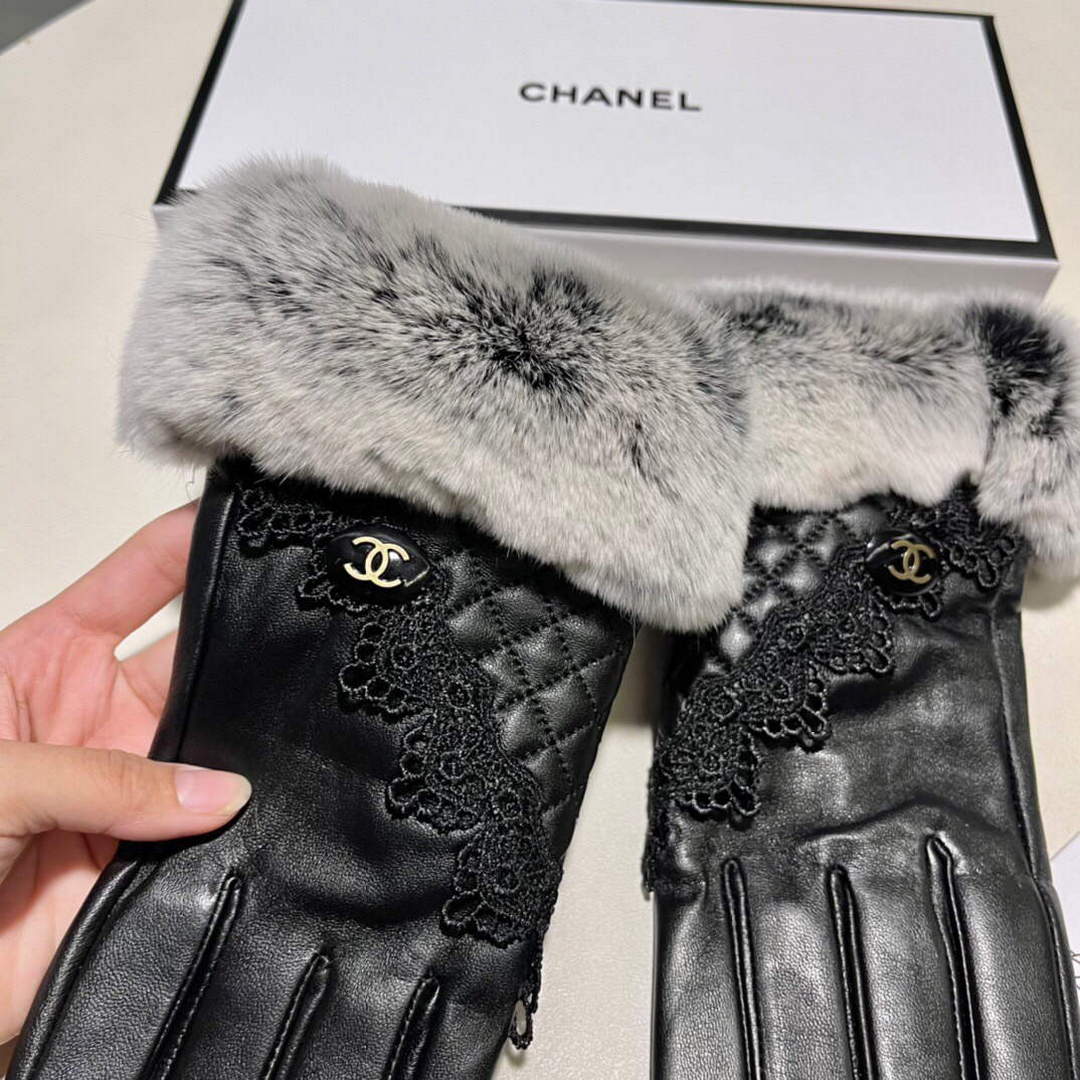 Chanel Women's Gloves Designer Leather Gloves AA8321 | chanel womens gloves designer leather gloves 070