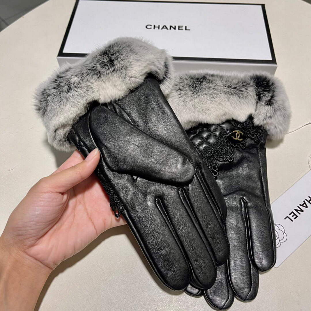 Chanel Women's Gloves Designer Leather Gloves AA8321 | chanel womens gloves designer leather gloves 071