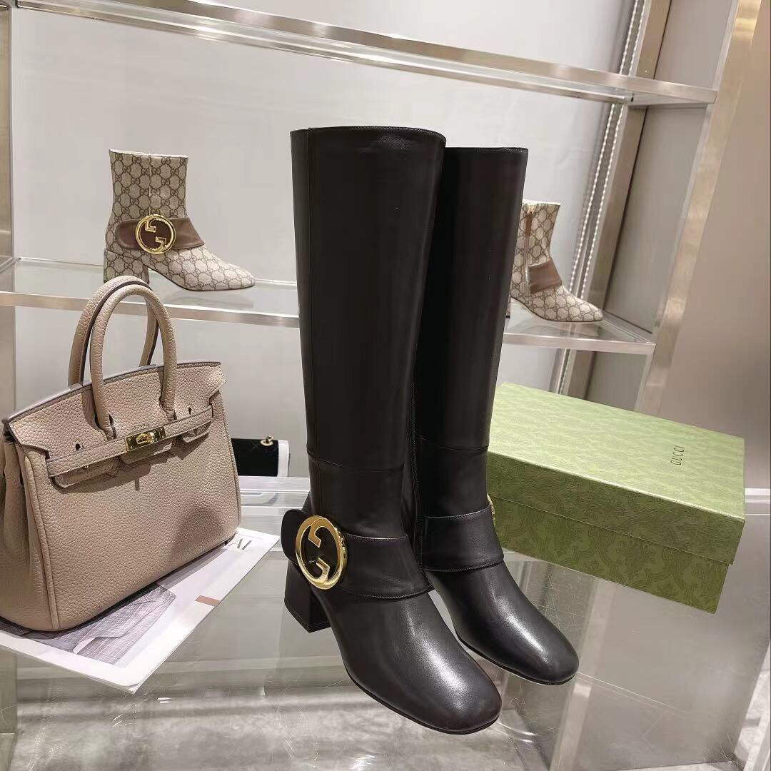 Gucci 700013 Women's Blondie Boot G60038 | gucci 700013 womens blondie boot 003