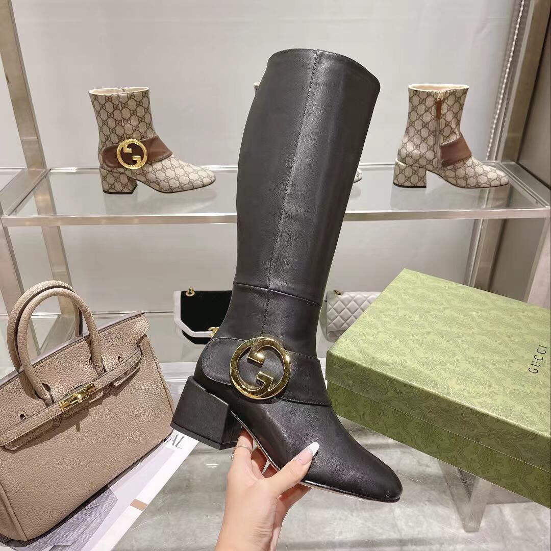 Gucci 700013 Women's Blondie Boot G60038 | gucci 700013 womens blondie boot 004