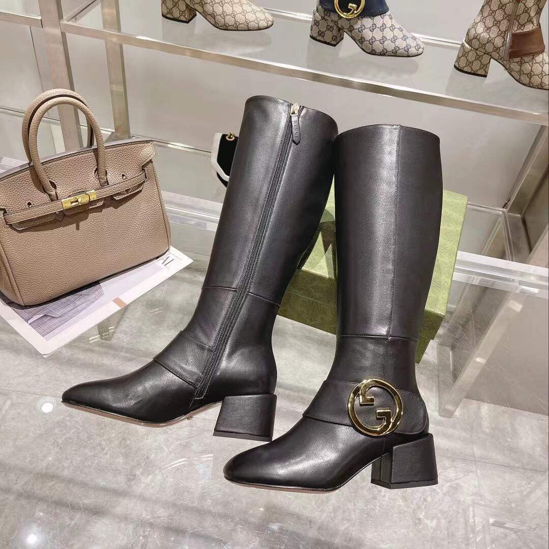 Gucci 700013 Women's Blondie Boot G60038 | gucci 700013 womens blondie boot 006
