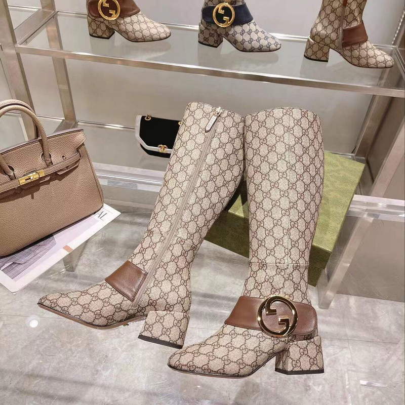 Gucci 700013 Women's Blondie Boot G60039 | gucci 700013 womens blondie boot 015