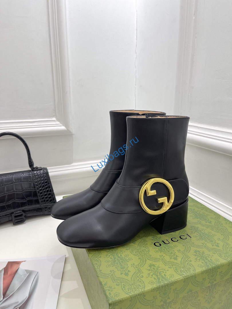 Gucci 701706 Blondie Women's Ankle Boot G60036 | gucci 701706 blondie womens ankle boot 011