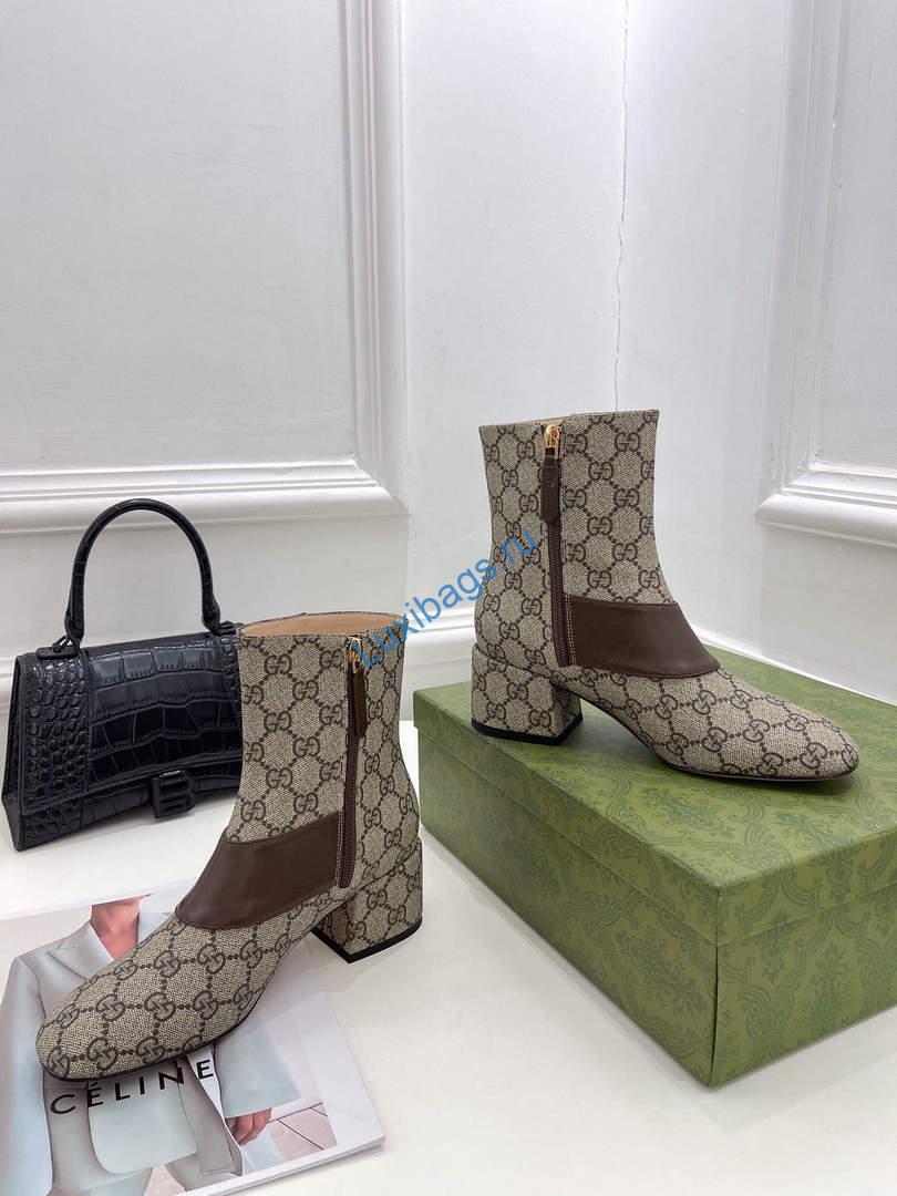 Gucci 701706 Blondie Women's Ankle Boot G60035 | gucci 701706 blondie womens ankle boot 022