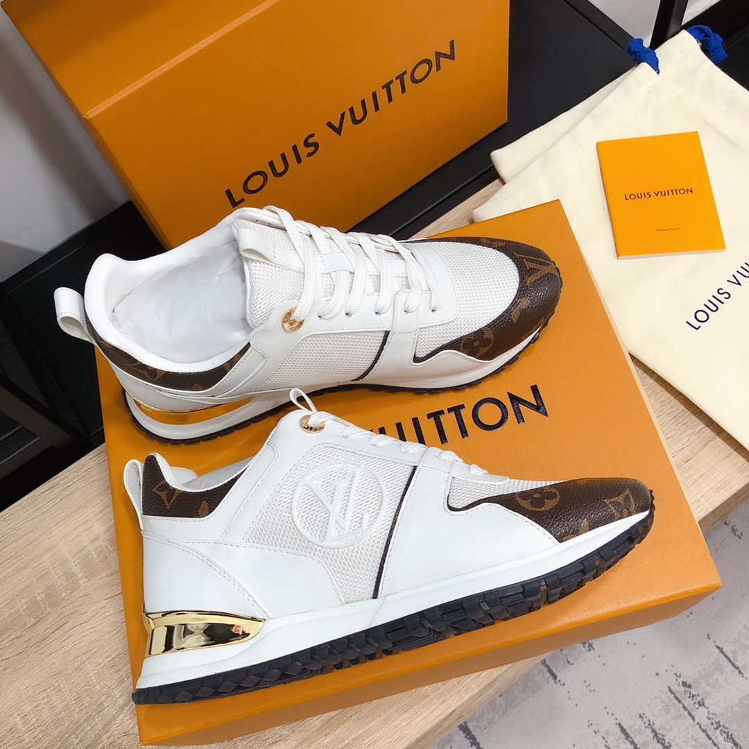 Louis Vuitton Women's 1AANMH Run Away Sneaker LV Shoes M60309 | louis vuitton womens 1aanmh run away sneaker lv shoes m60301 031