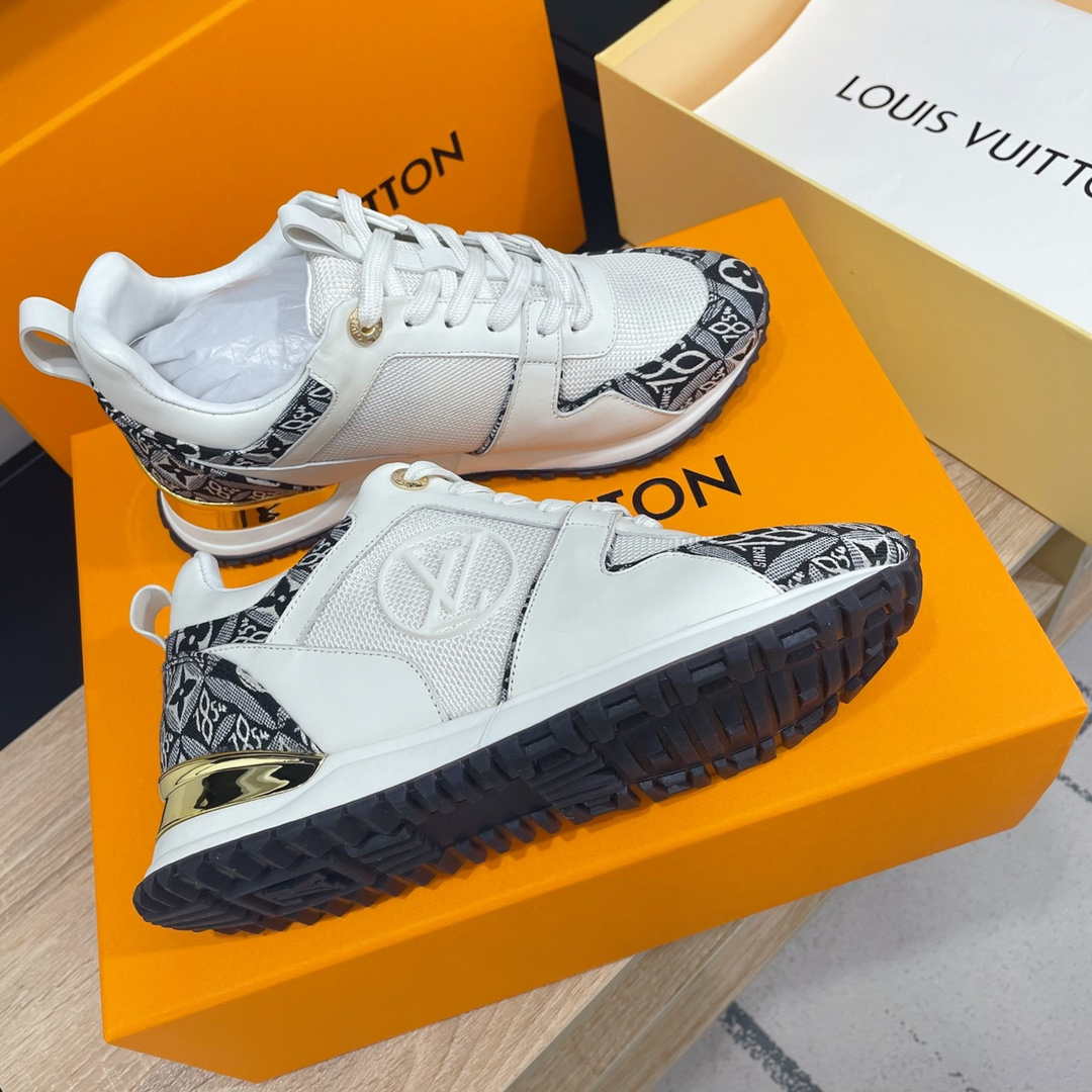 Louis Vuitton Women's 1AANMH Run Away Sneaker LV Shoes M60313 | louis vuitton womens 1aanmh run away sneaker lv shoes m60301 066