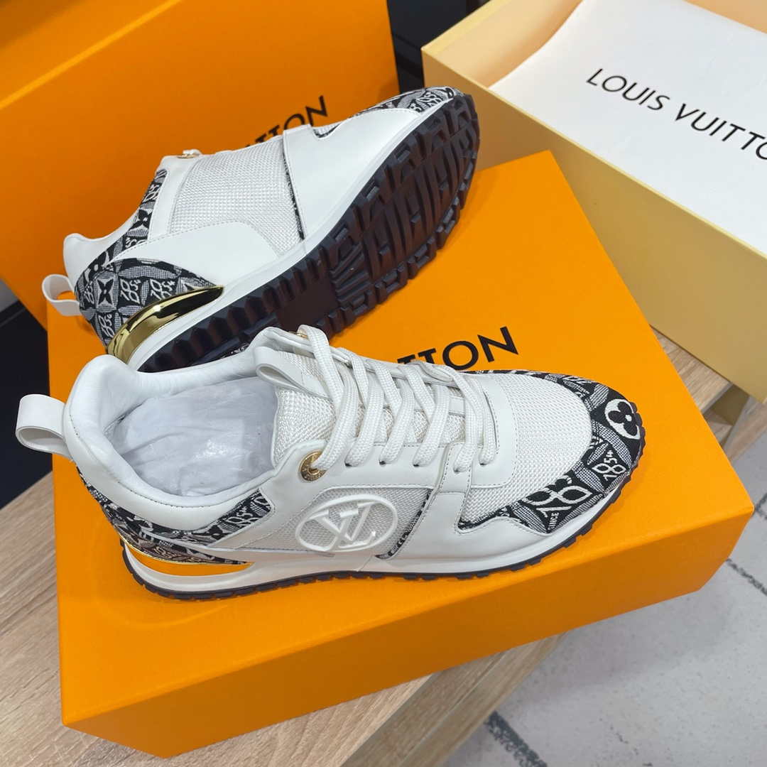 Louis Vuitton Women's 1AANMH Run Away Sneaker LV Shoes M60313 | louis vuitton womens 1aanmh run away sneaker lv shoes m60301 067