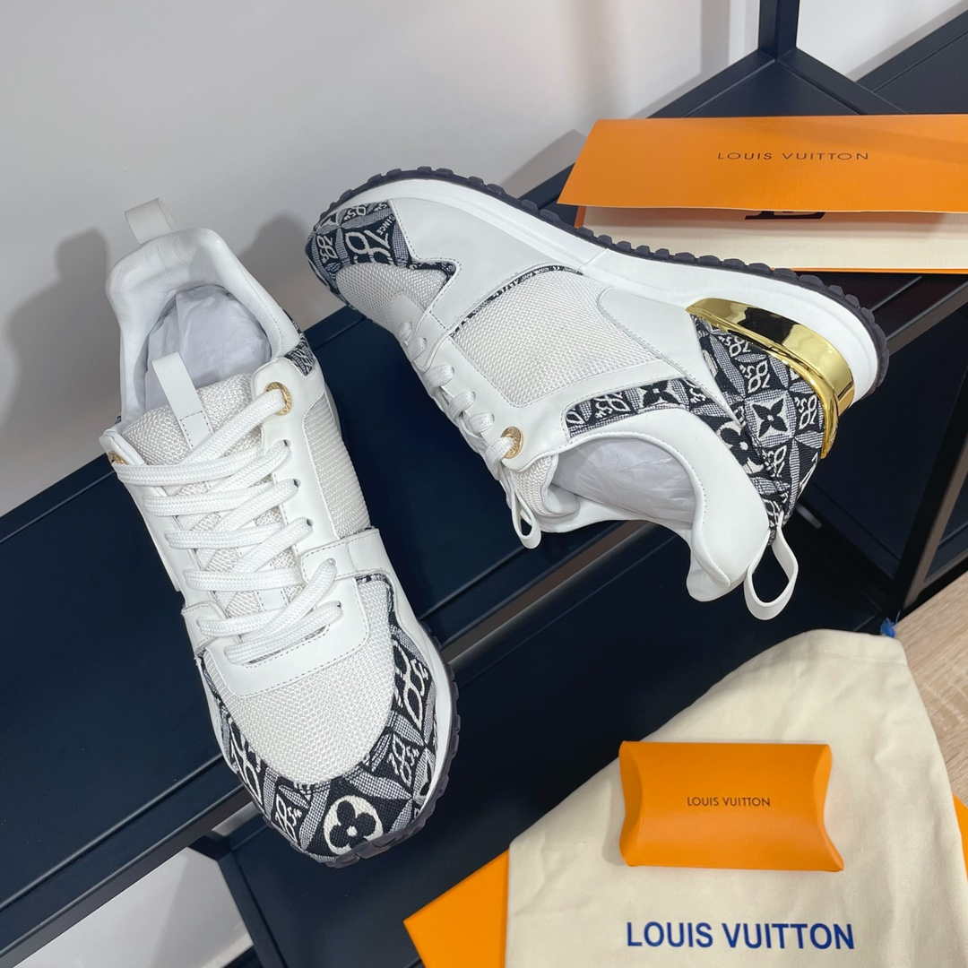 Louis Vuitton Women's 1AANMH Run Away Sneaker LV Shoes M60313 | louis vuitton womens 1aanmh run away sneaker lv shoes m60301 071