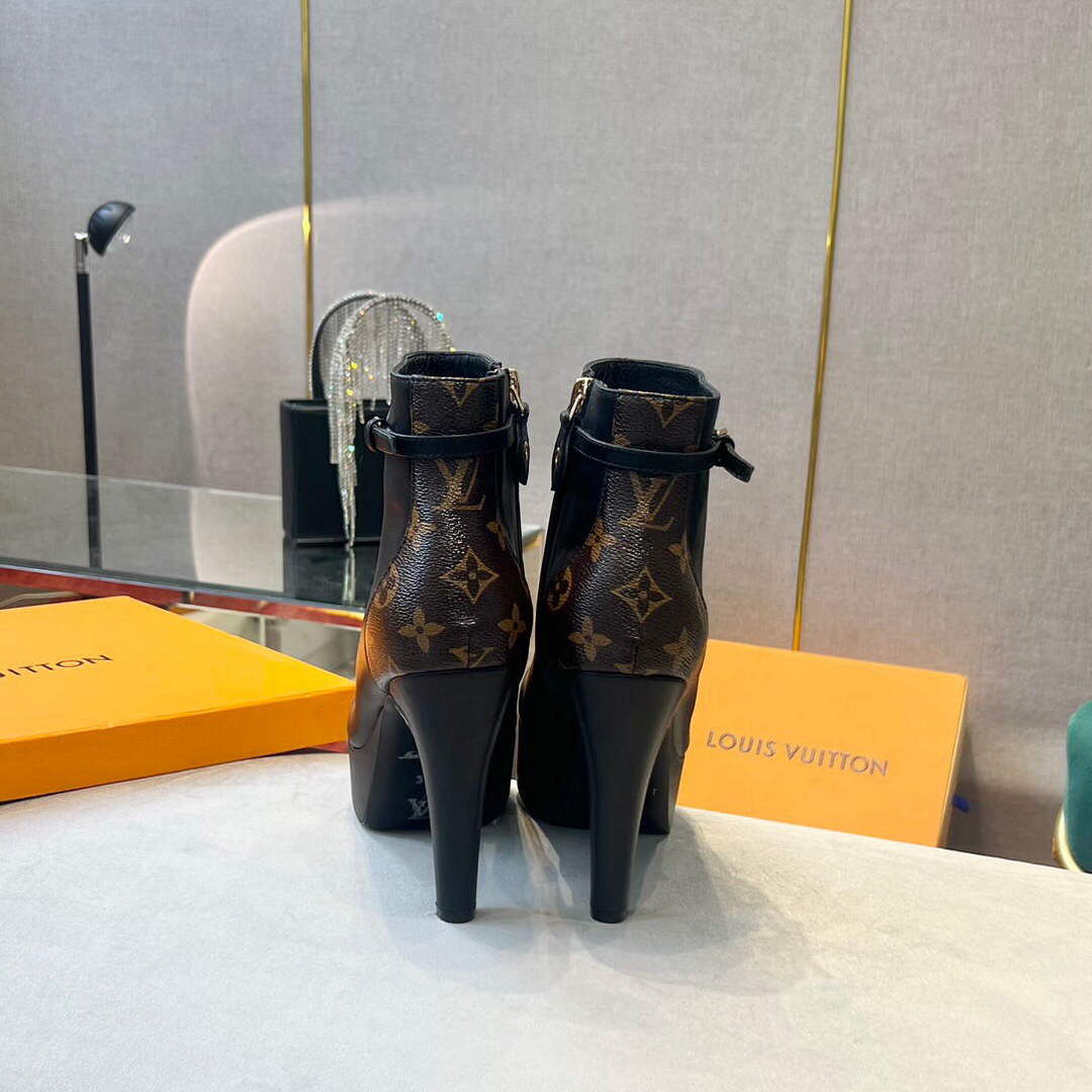LV 1A9SEE Louis Vuitton Women's Afterglow Plankle Boot L66523 | lv 1a9see louis vuitton womens afterglow plankle boot 004