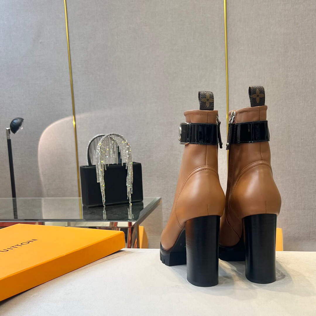 LV 1AA0O8 Louis Vuitton Women's Star Trail Ankle Boot L66521 | lv 1aa0o8 louis vuitton womens star trail ankle boot 004
