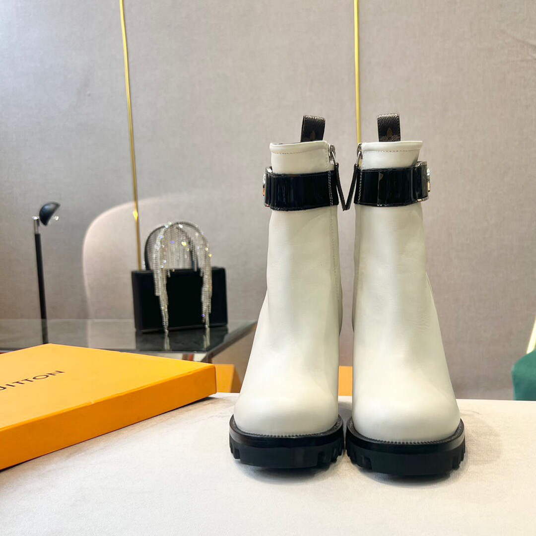 LV 1AA0O8 Louis Vuitton Women's Star Trail Ankle Boot L66522 | lv 1aa0o8 louis vuitton womens star trail ankle boot 013