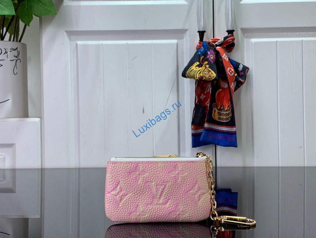 LV M81297 Louis Vuitton Key Pouch Pink | lv m81297 louis vuitton key pouch vert deau 022