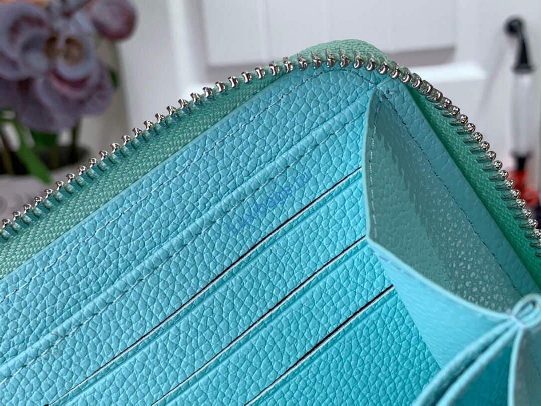 LV M81466 Louis Vuitton Zippy Wallet Vert d'eau Green | lv m81466 louis vuitton zippy wallet 010