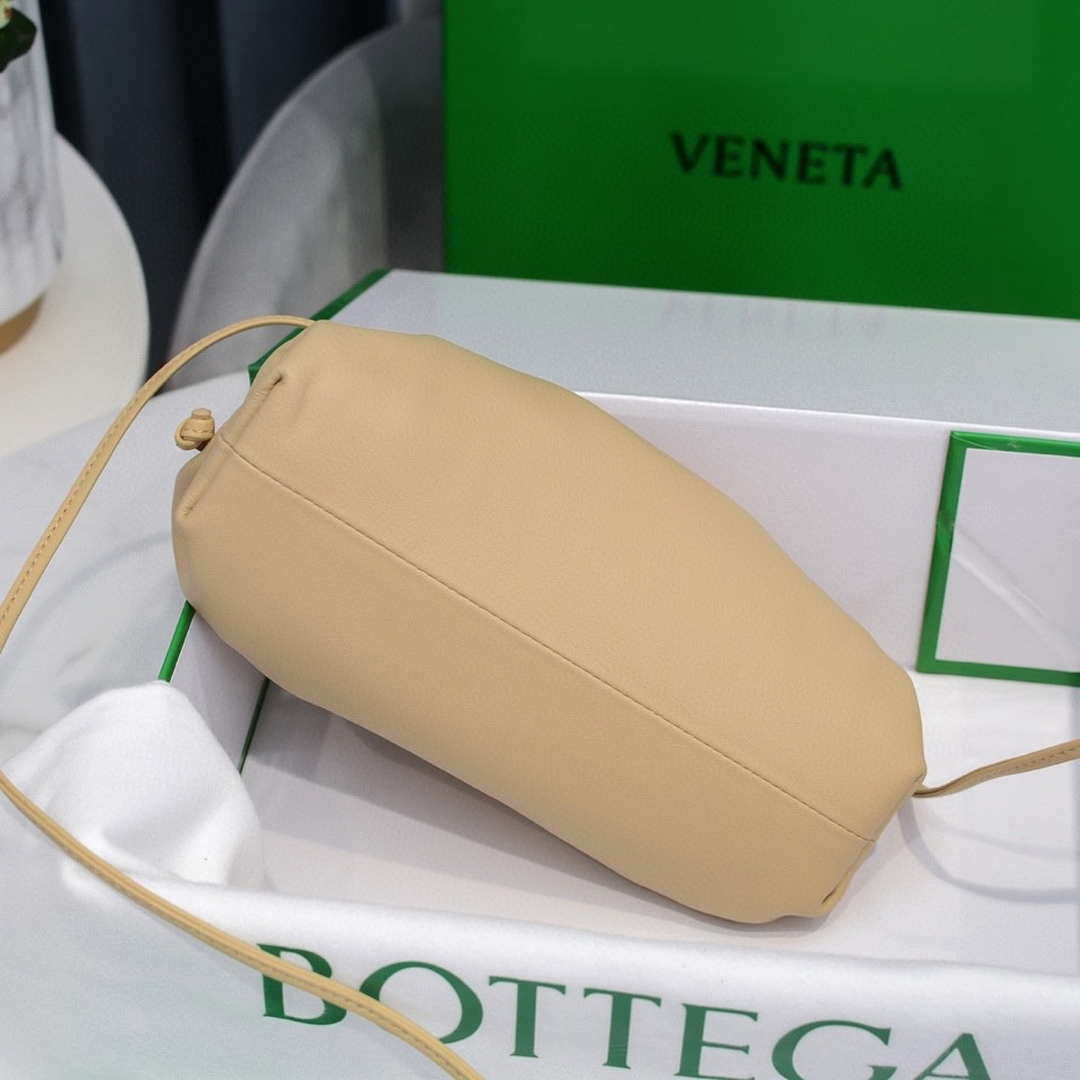 Bottega Veneta 585852 BV Mini Pouch Apricot Bag | bottega veneta 585852 bv mini pouch apricot bag 005
