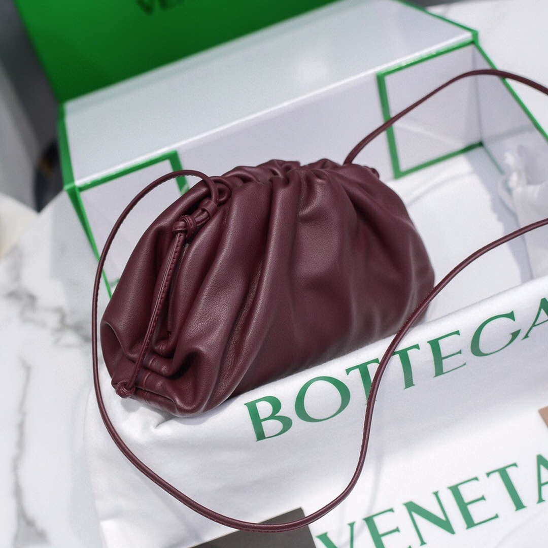 Bottega Veneta 585852 BV Mini Pouch Wine Red Bag | bottega veneta 585852 bv mini pouch wine red bag 002