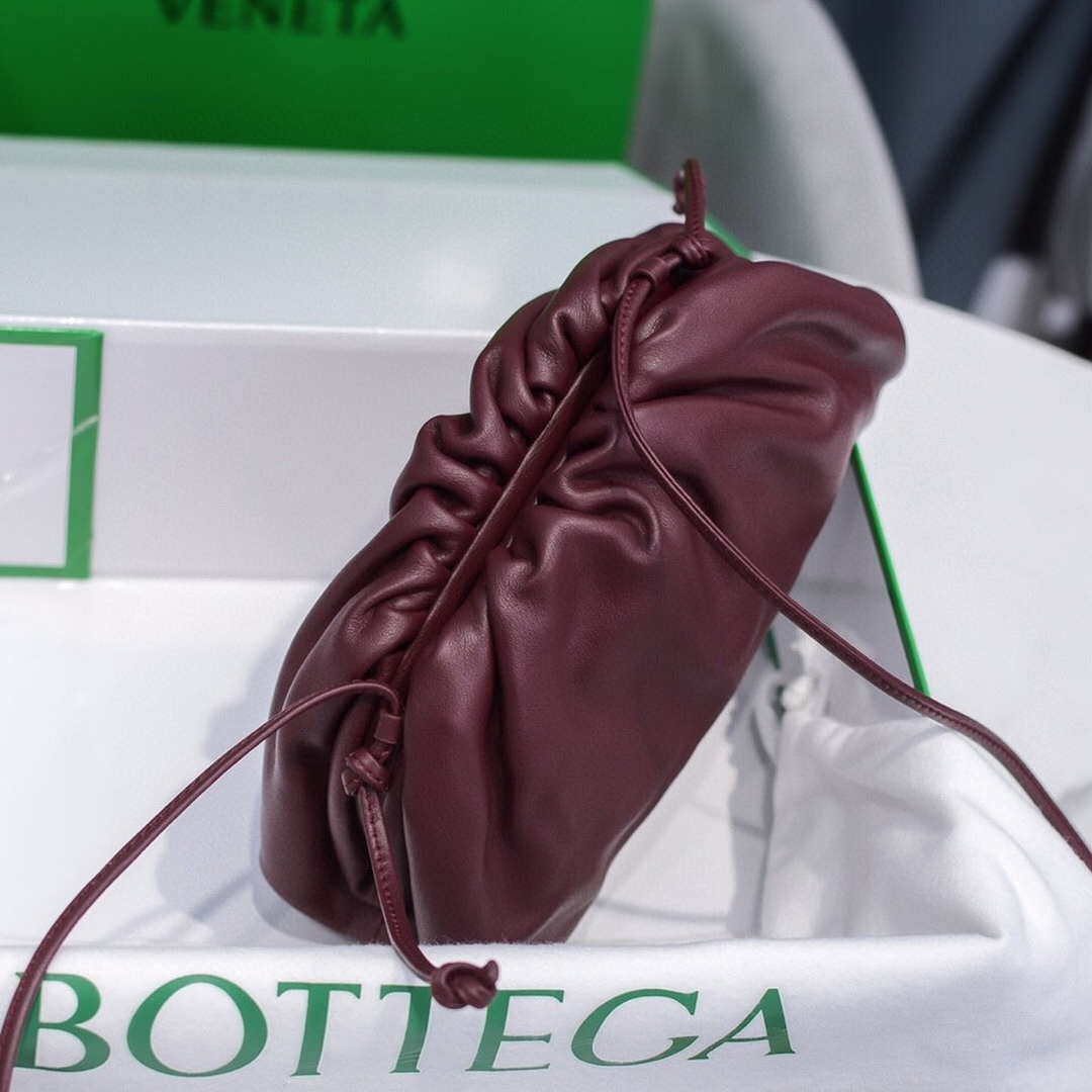 Bottega Veneta 585852 BV Mini Pouch Wine Red Bag | bottega veneta 585852 bv mini pouch wine red bag 004