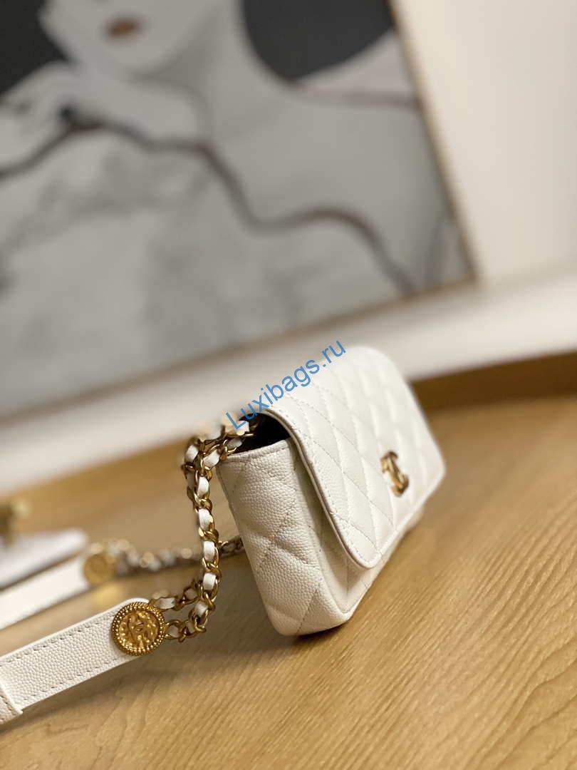Chanel AP81210 Belt Pocket Bag White | chanel ap81210 belt pocket bag white 004
