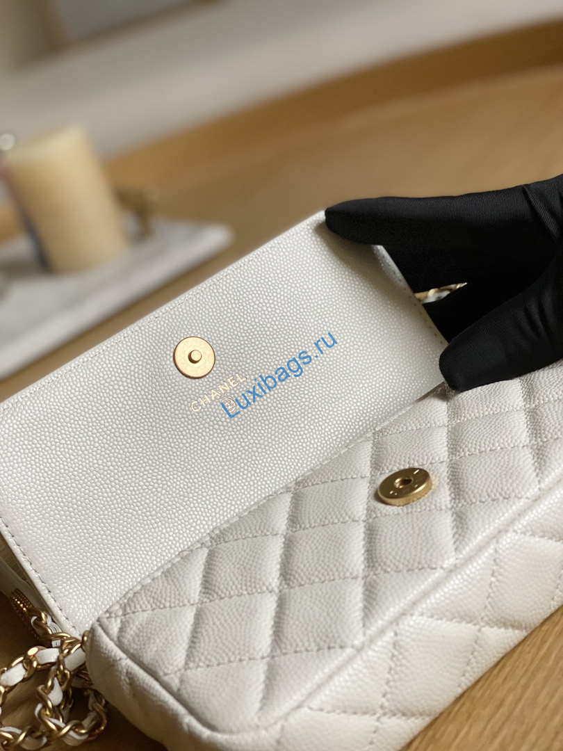 Chanel AP81210 Belt Pocket Bag White | chanel ap81210 belt pocket bag white 008