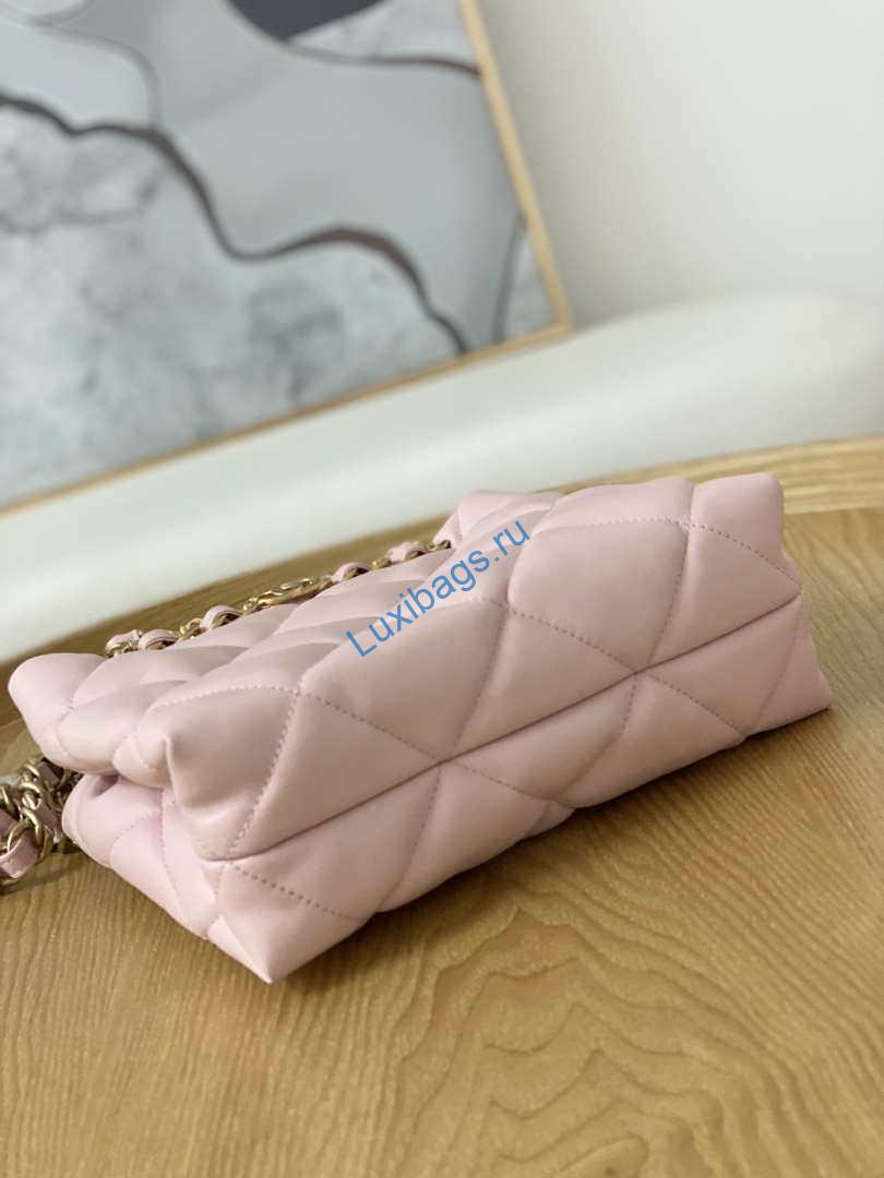 Chanel AS3502 Small TOTE Lambskin Pink | chanel as3502 small tote lambskin pink 006