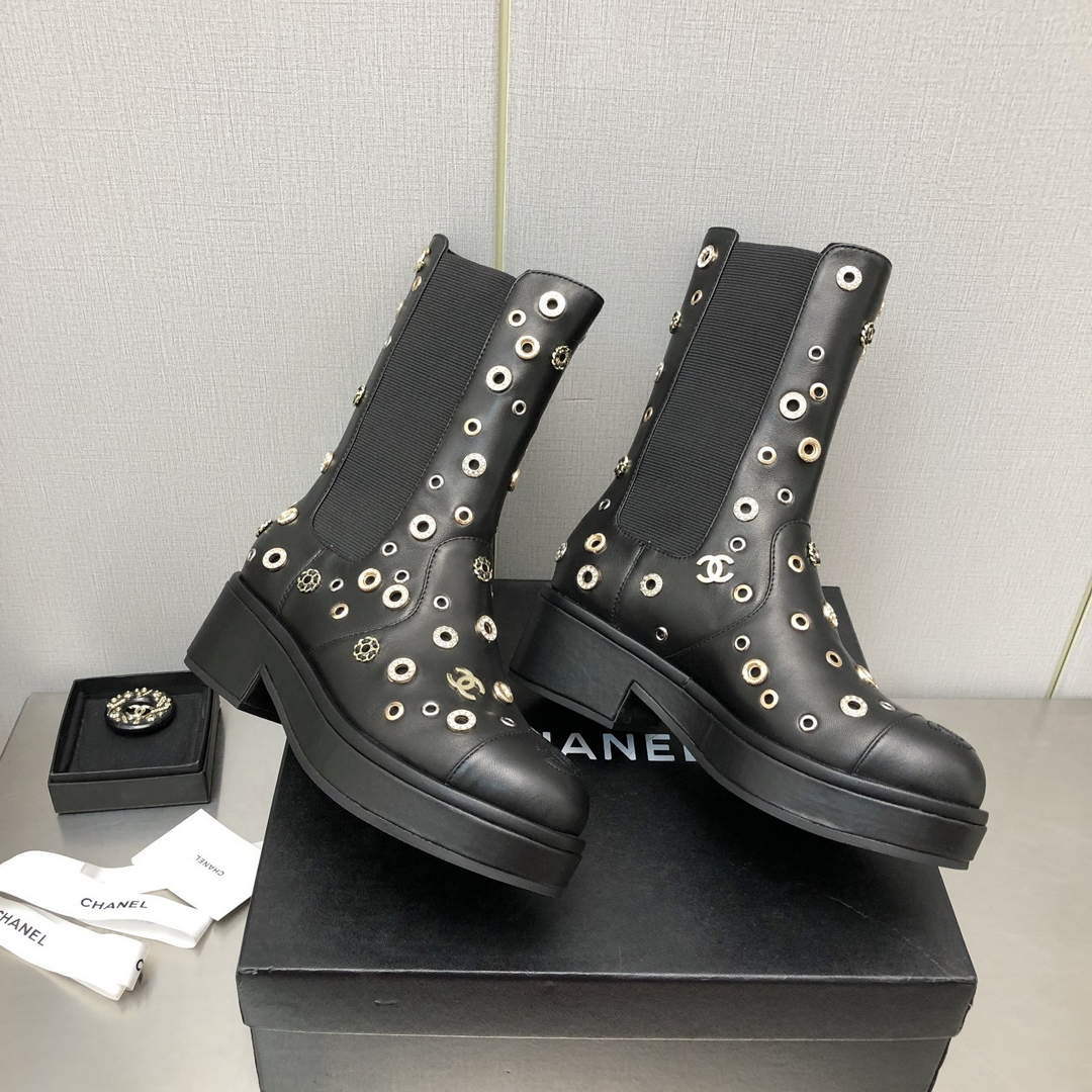 Chanel Women's Boot Shoes G38778 | chanel womens boot shoes g38778. 008