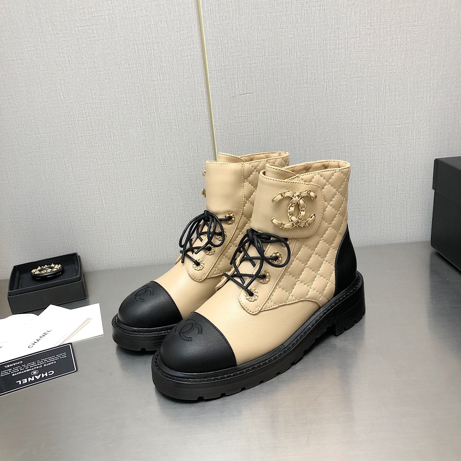 Chanel Women's Boot Shoes G38788 | chanel womens boot shoes g38788 006