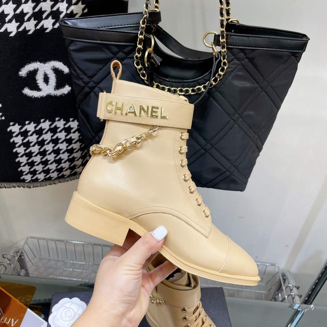 Chanel Women's Boot Shoes G38798 | chanel womens boot shoes g38798 007 1