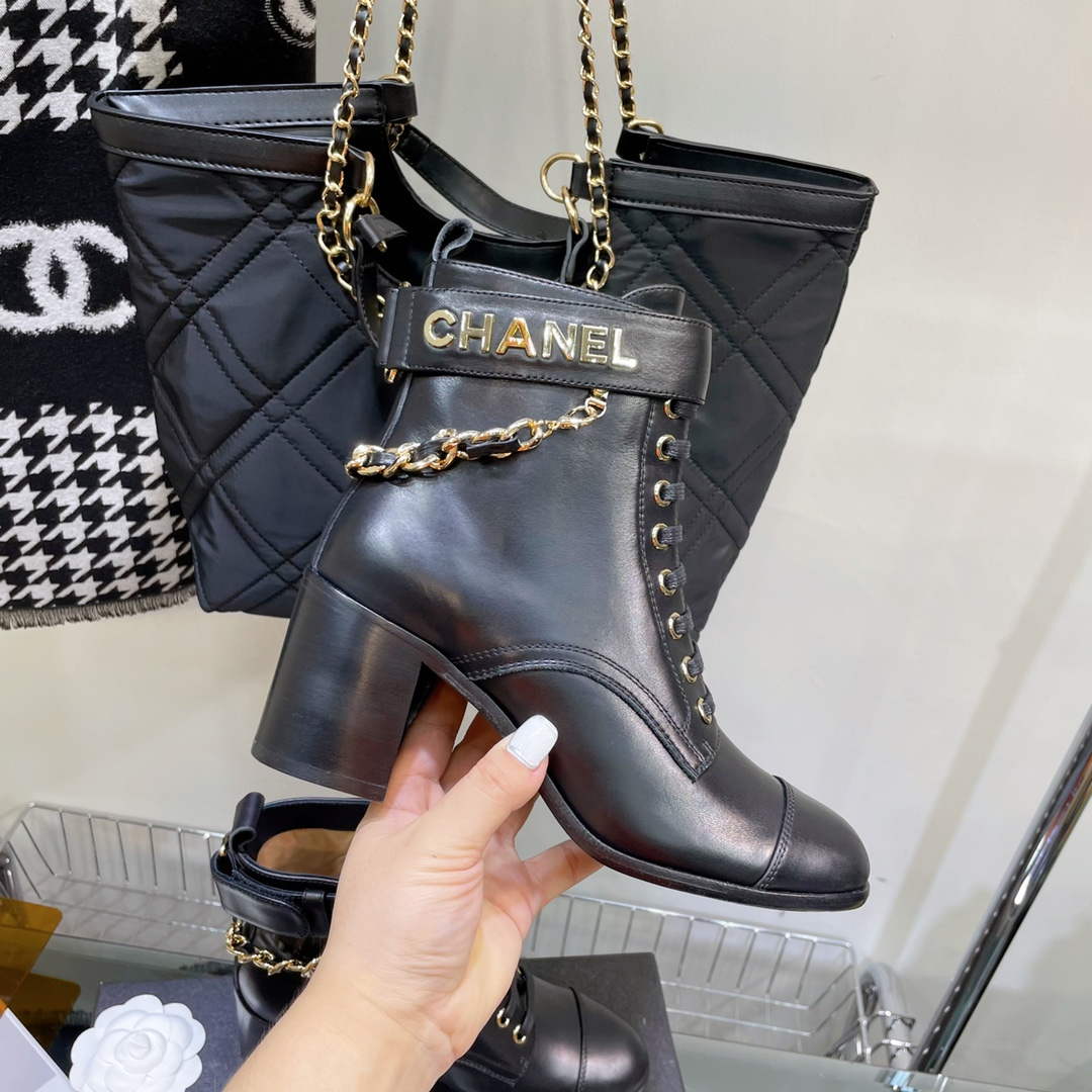 Chanel Women's Boot Shoes G38802 | chanel womens boot shoes g38802 007