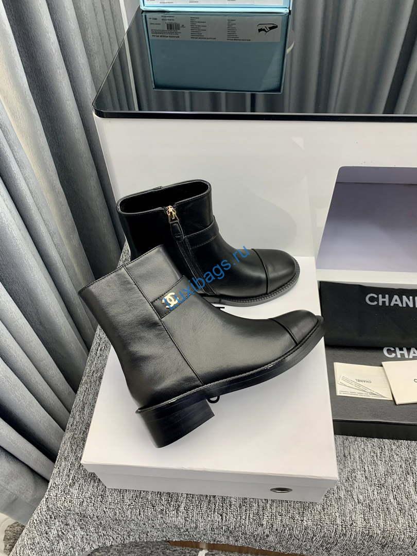 Chanel Women's Shoes Ankle Boots 189727 | chanel womens shoes ankle boots 189727 001 1