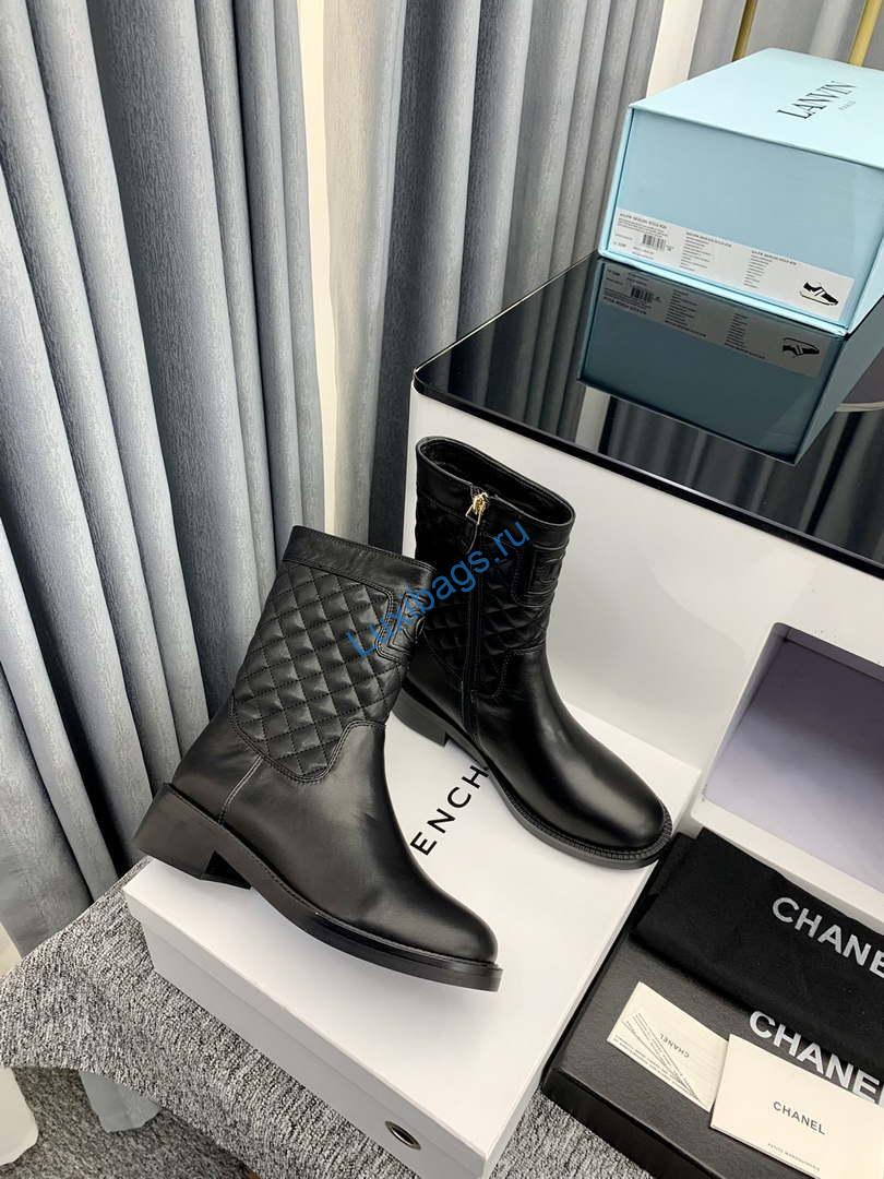 Chanel Women's Shoes Ankle Boots 189728 | chanel womens shoes ankle boots 189728 001