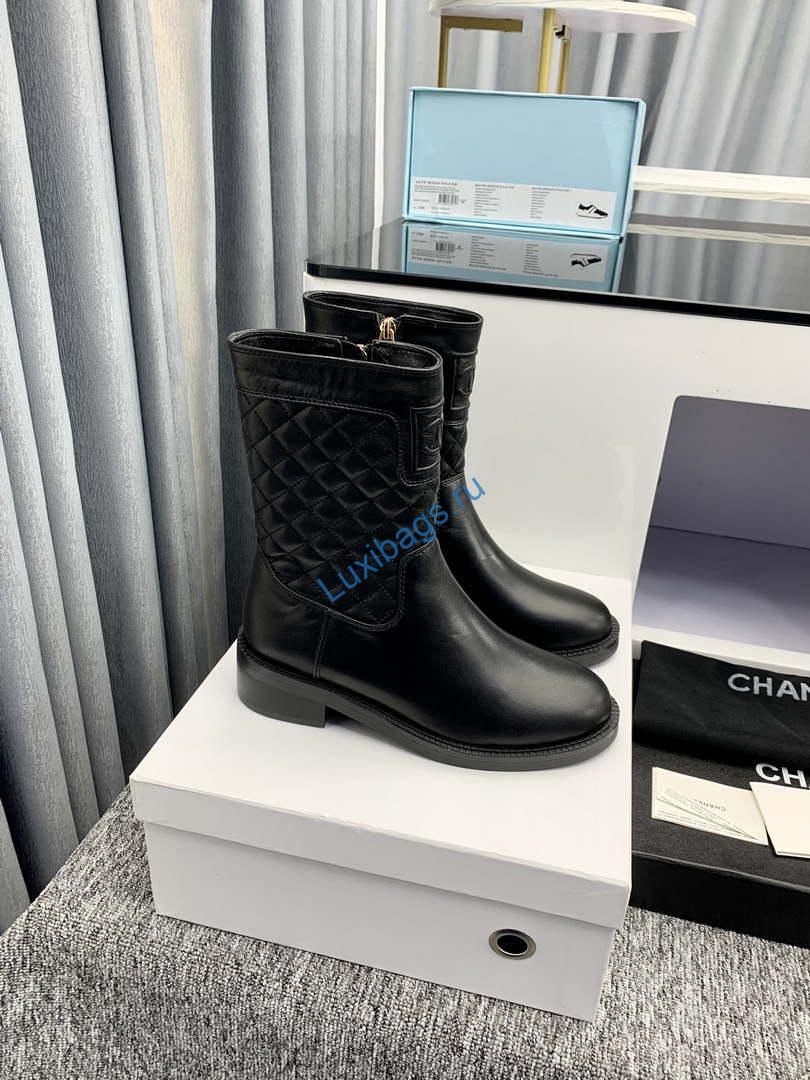 Chanel Women's Shoes Ankle Boots 189728 | chanel womens shoes ankle boots 189728 004