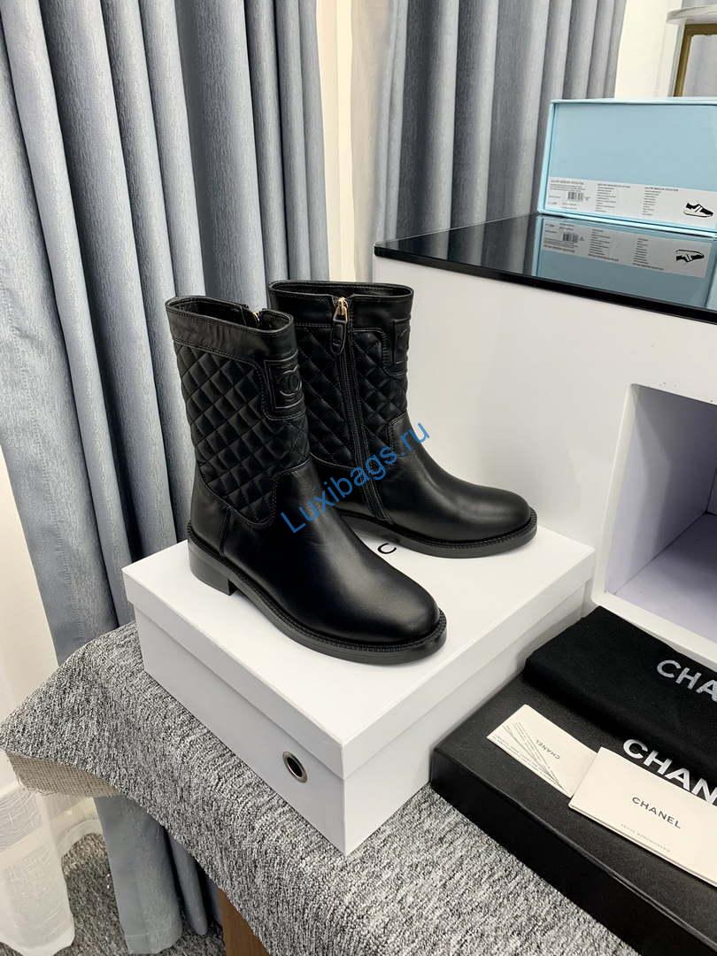 Chanel Women's Shoes Ankle Boots 189728 | chanel womens shoes ankle boots 189728 006