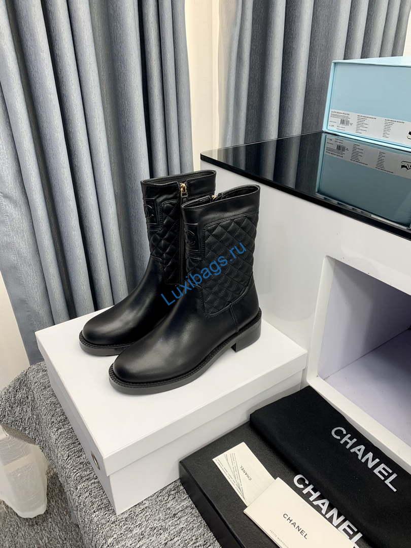 Chanel Women's Shoes Ankle Boots 189728 | chanel womens shoes ankle boots 189728 007