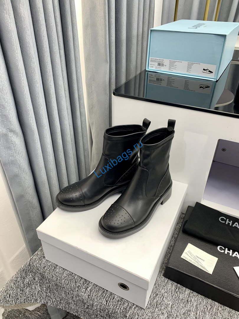 Chanel Women's Shoes Ankle Boots 189741 | chanel womens shoes ankle boots 189741 008