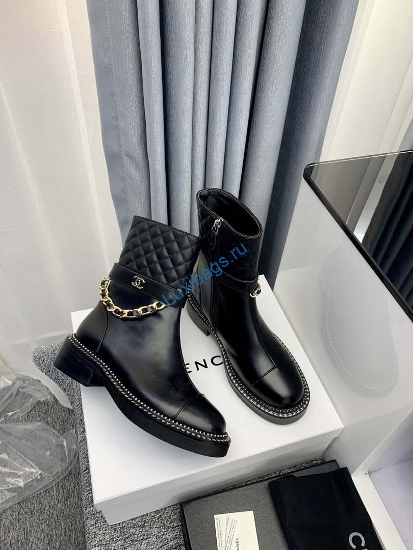 Chanel Women's Shoes Ankle Boots 189745 | chanel womens shoes ankle boots 189745 002