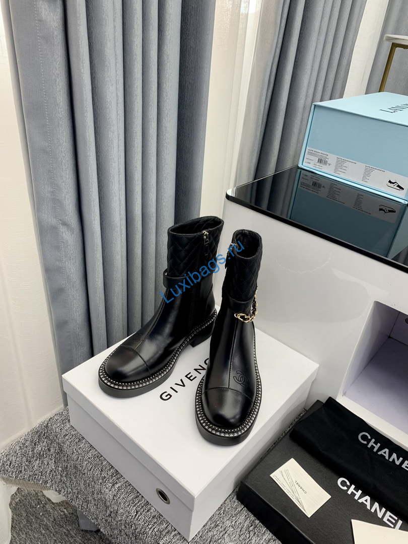 Chanel Women's Shoes Ankle Boots 189745 | chanel womens shoes ankle boots 189745 005