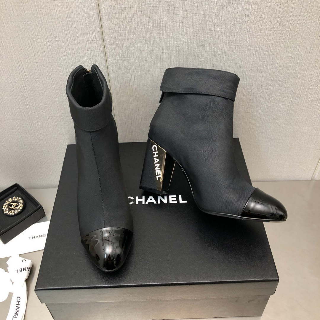 Chanel Women's Shoes Ankle Boots 194351 | chanel womens shoes ankle boots 194351 008