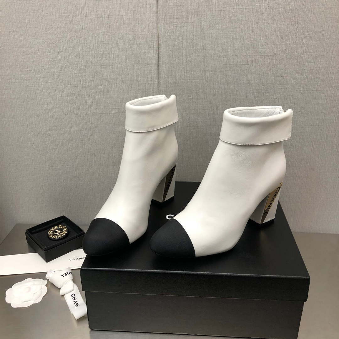 Chanel Women's Shoes Ankle Boots 194352 | chanel womens shoes ankle boots 194352 002