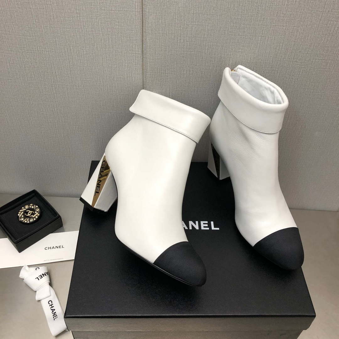 Chanel Women's Shoes Ankle Boots 194352 | chanel womens shoes ankle boots 194352 003