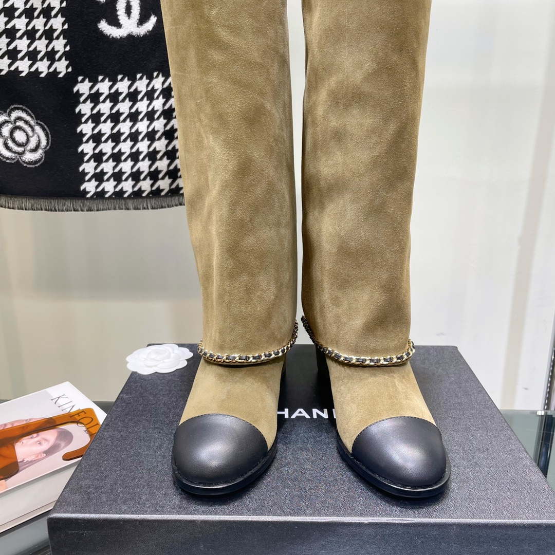 Chanel Women's Shoes High Boots G38818 | chanel womensshoes highboots g38818 002