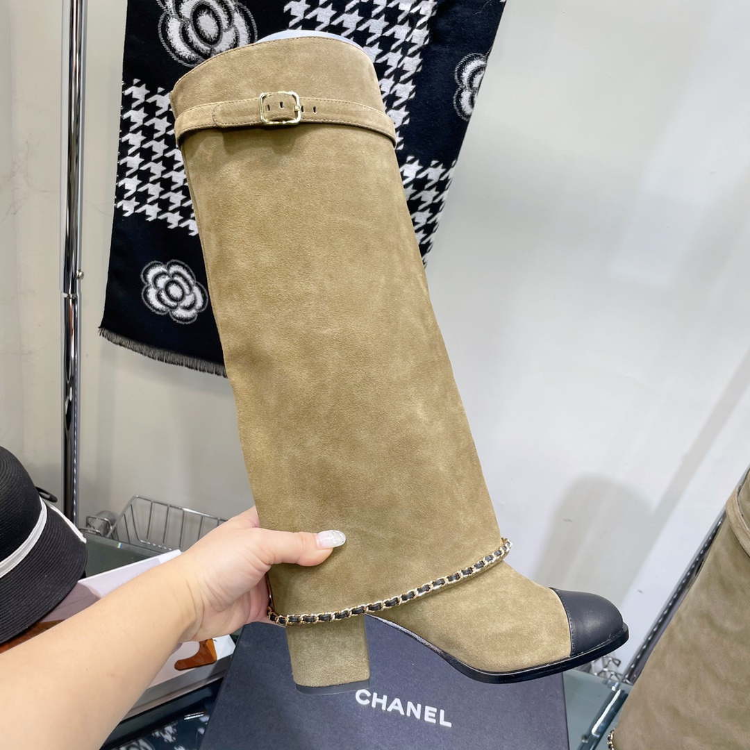 Chanel Women's Shoes High Boots G38818 | chanel womensshoes highboots g38818 005