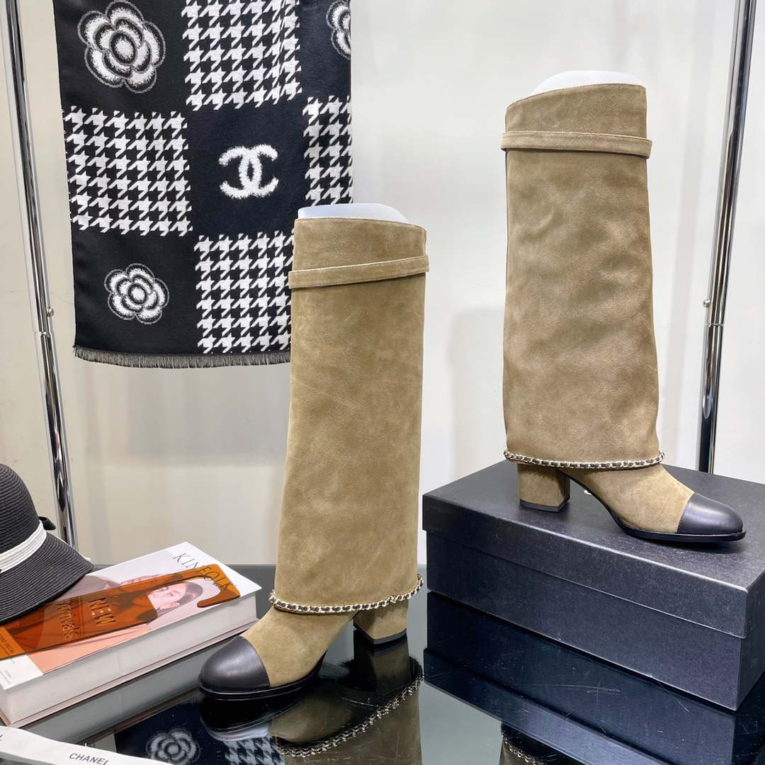Chanel Women's Shoes High Boots G38818 | chanel womensshoes highboots g38818 007