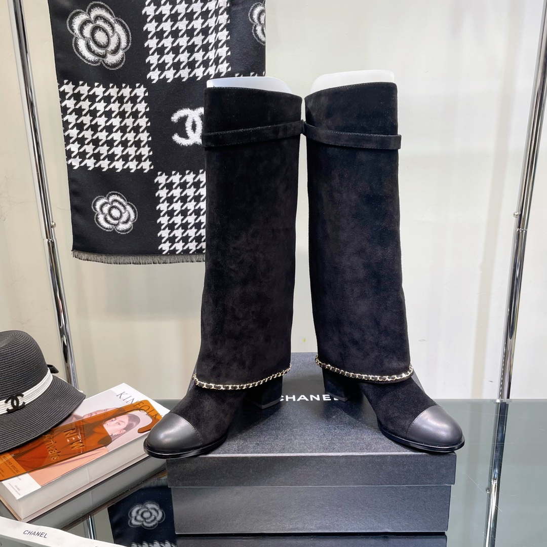 Chanel Women's Shoes High Boots G38819 | chanel womensshoes highboots g38819 003