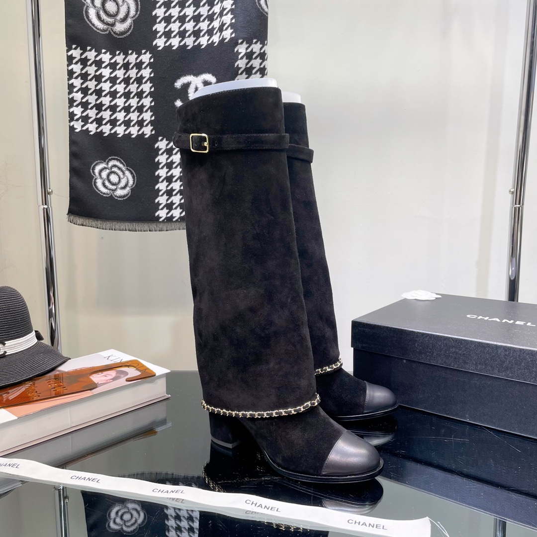 Chanel Women's Shoes High Boots G38819 | chanel womensshoes highboots g38819 007