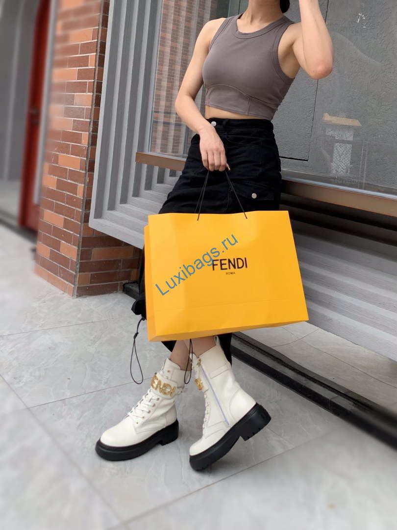 Fendi Women Shoes 8T8355AKY6F1IEM Fendigraphy White leather biker boots 193216 | fendiwomenshoes8t8355aky6f1iemfendigraphy193216 007 e27e7526 eafd 4789 b458 b94a79daaaef