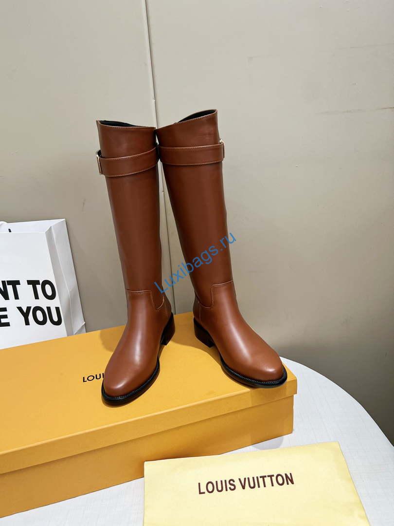 Louis Vuitton - Women's Shoes -Westside Flat High Boots -2022 Collection -1AABES #002 | louisvuitton women sshoes boots 1aaj4m westside brown 004